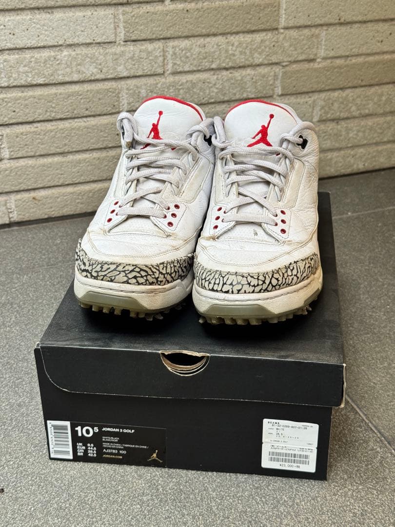 【レア】AIR JORDAN 3 GOLF 28.5cm ゴルフシューズ