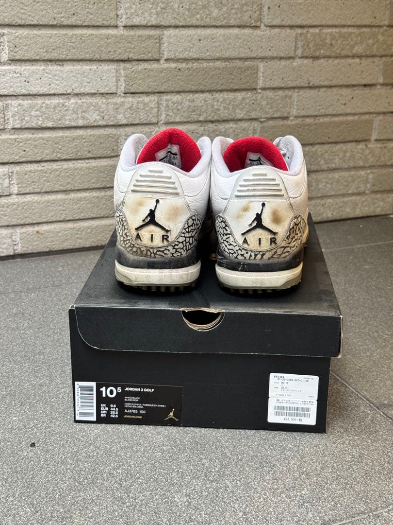 【レア】AIR JORDAN 3 GOLF 28.5cm ゴルフシューズ