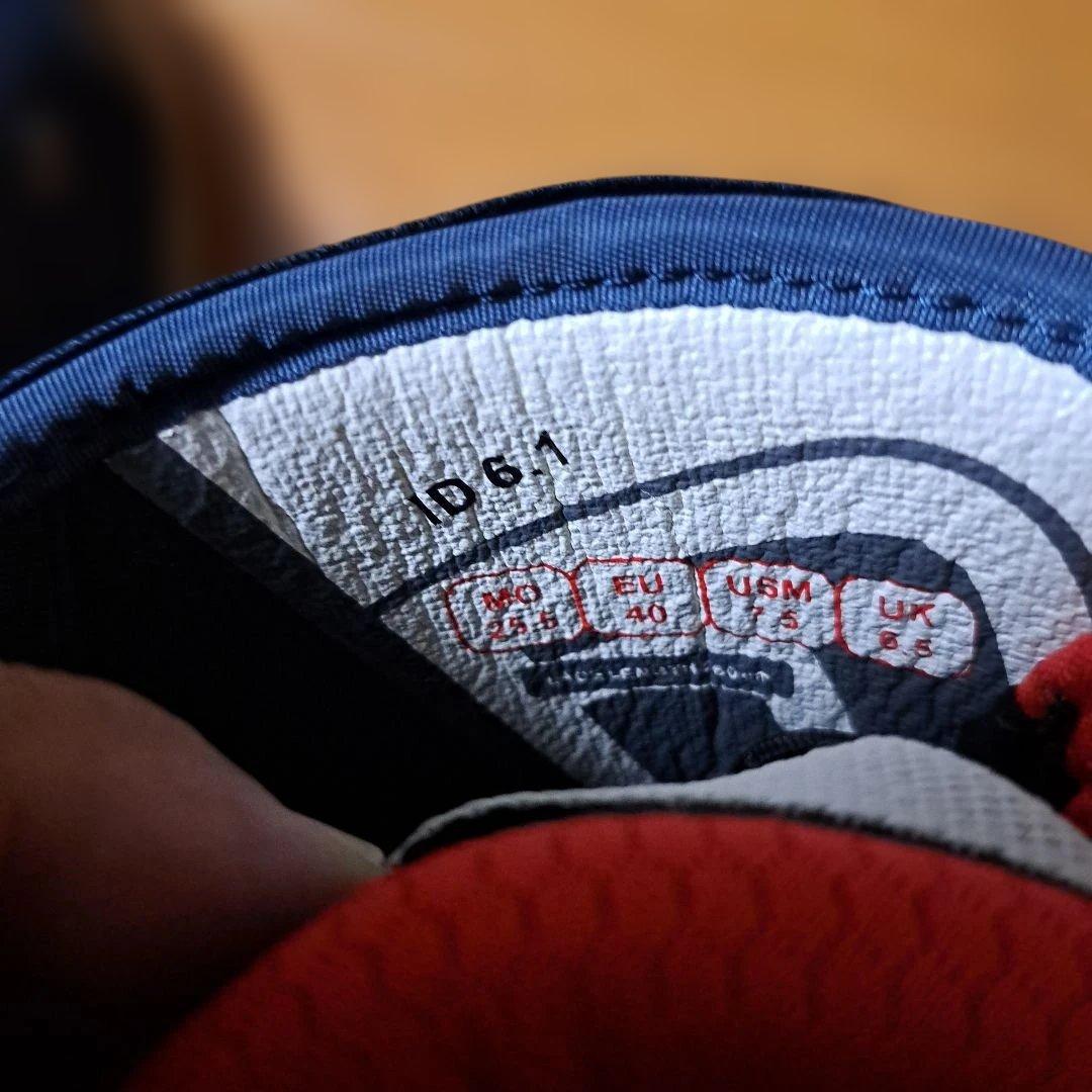 DEELUXE スノーボードブーツ ID 6.1 ネイビー/レッド 25.5美品