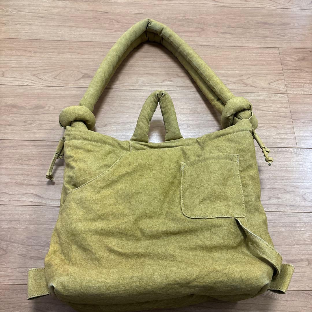 olend オレンドONA WASHED BAG マスタード