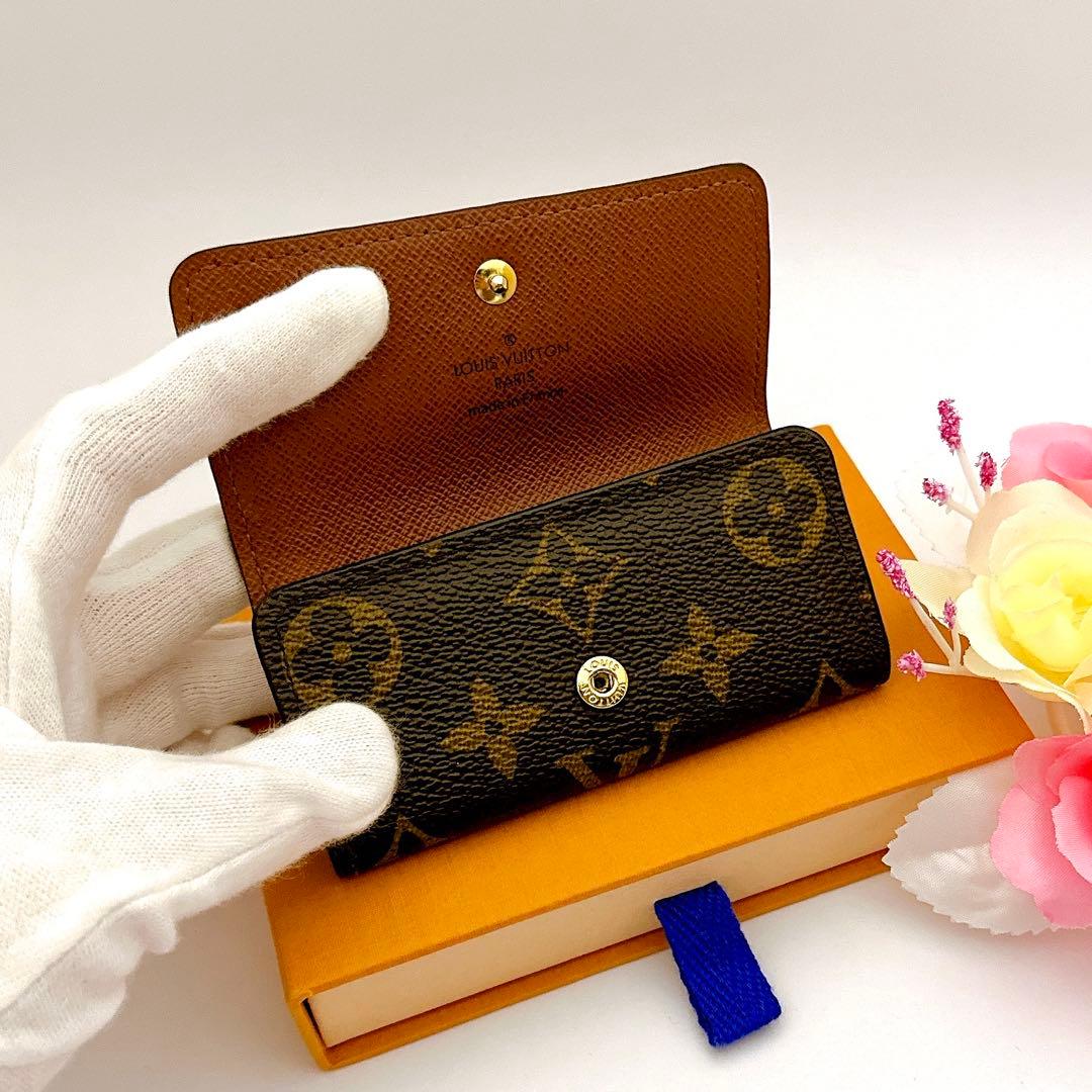 本日まで✨ルイヴィトン　モノグラム　4連　キーケース　ミュルティクレ　正規品