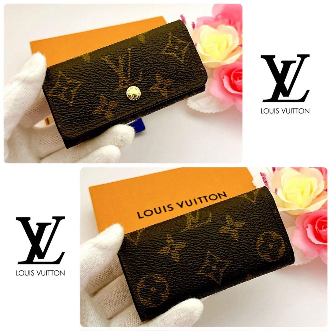 本日まで✨ルイヴィトン　モノグラム　4連　キーケース　ミュルティクレ　正規品