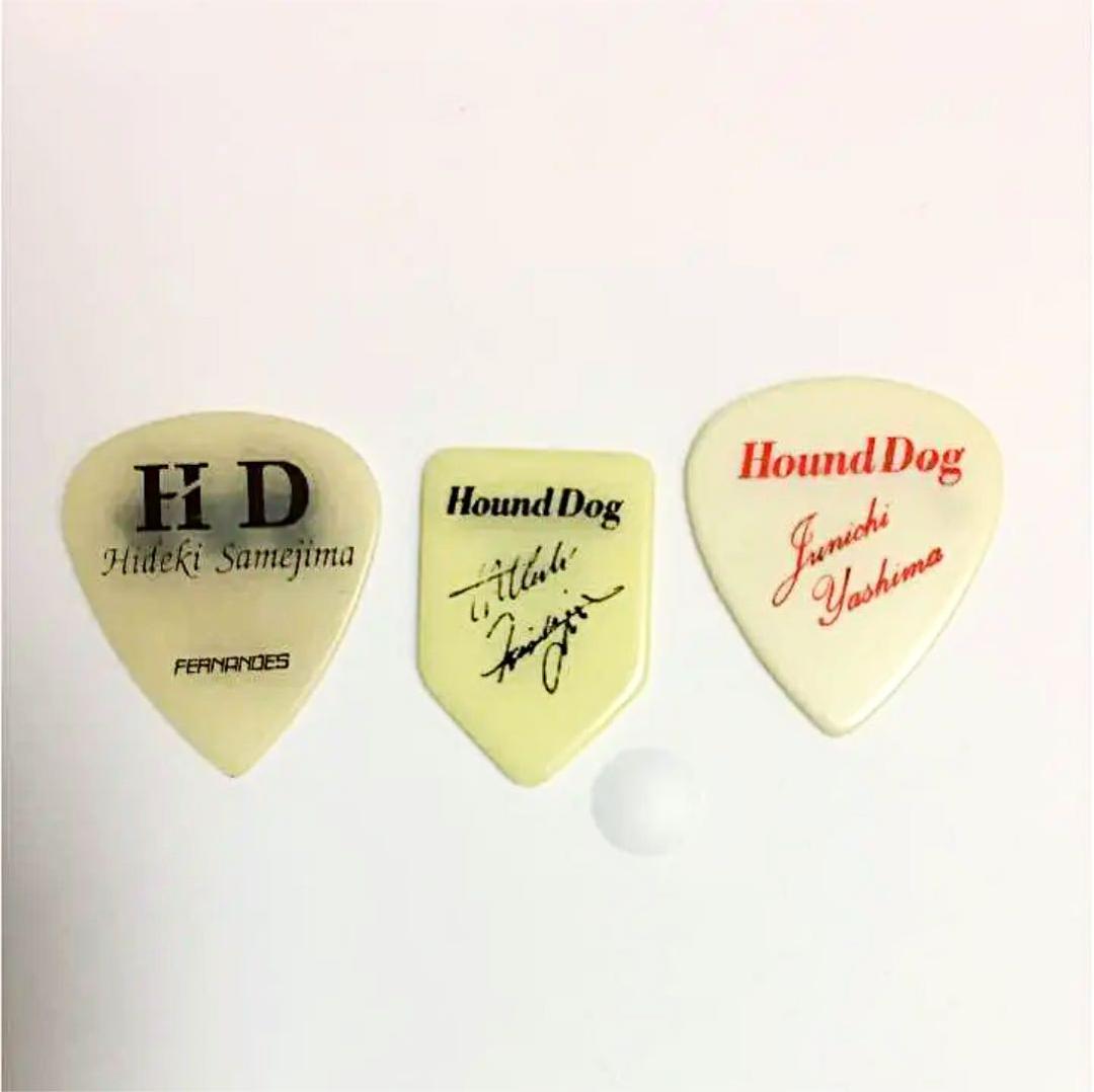 ハウンドドッグ ミキシングスタッフから貰った ギターピック