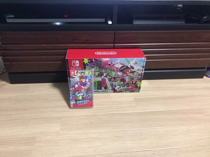任天堂スイッチスプラトゥーンセット+オデッセイソフト