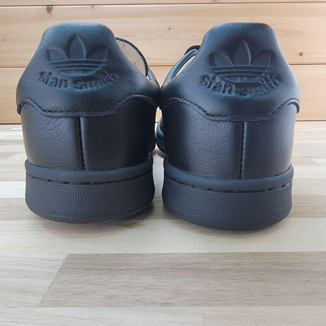 アディダス スタンスミス ラックス 本革 ブラック 黒 23.5センチ