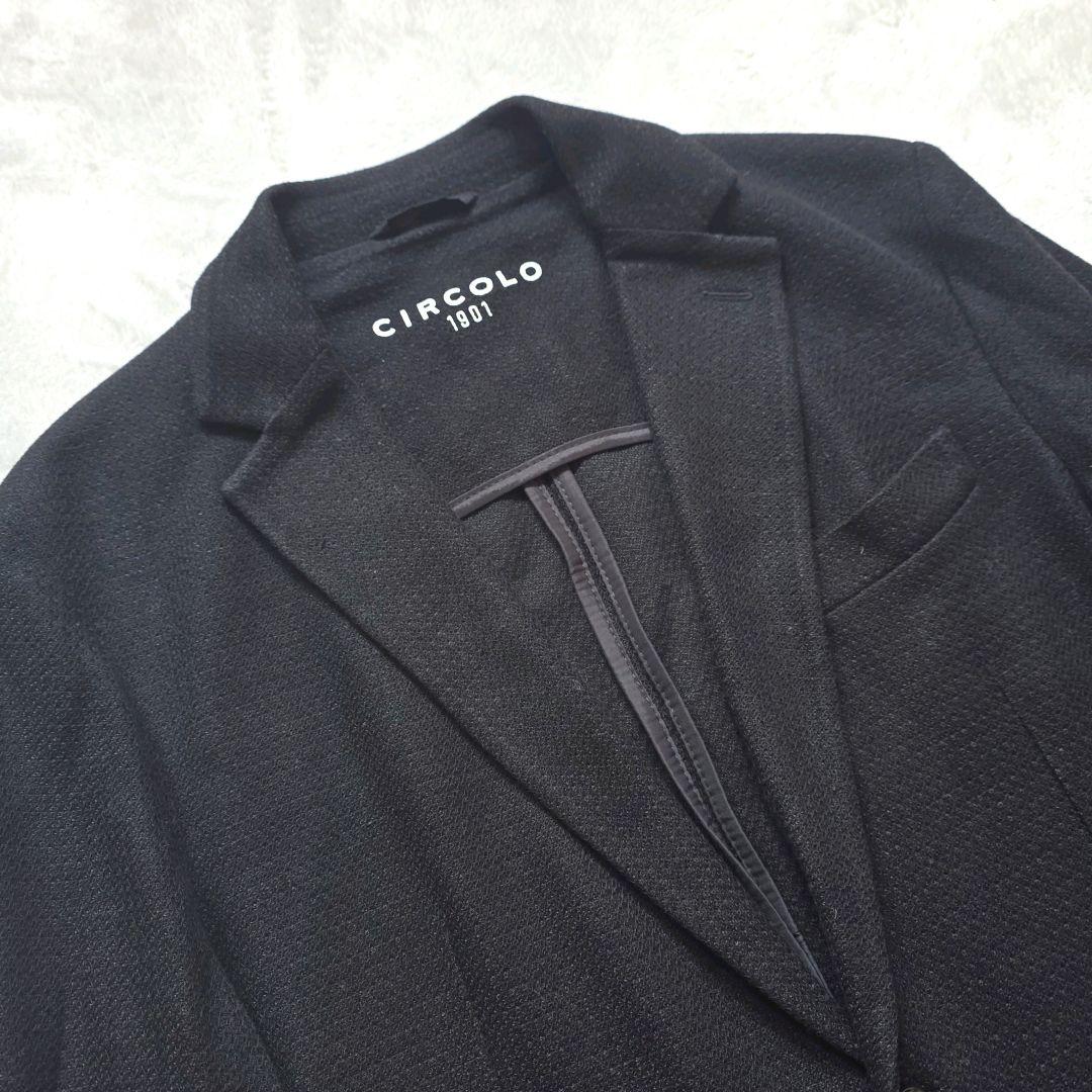 CIRCOLO1901チルコロ コットンリネン アンコンブラック 23SS 52