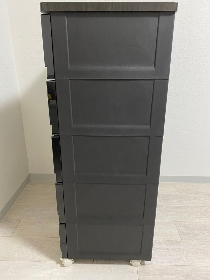 ※専用出品　ニトリ天馬 フィッツプラスプレミアム 5段 ブラック キャスター付き