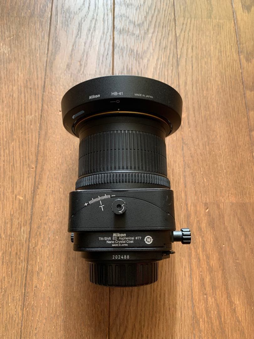 Nikon PC-E NIKKOR 24mm f/3.5D ED 説明書付属