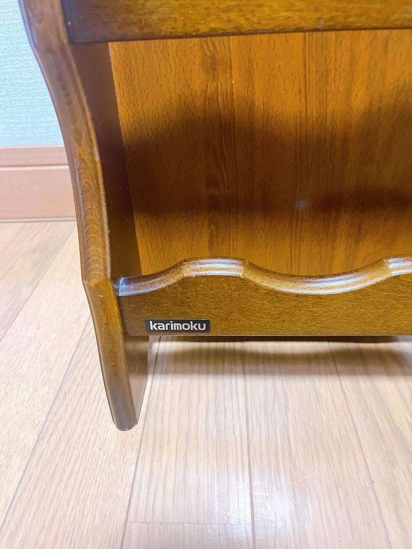 【美品】カリモク karimoku 6段 スリッパラック チェスト 下足箱 木製