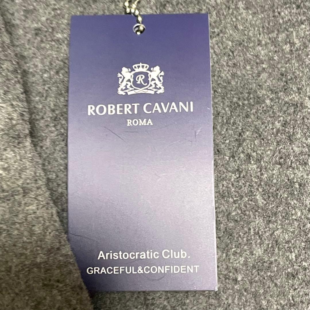 極美品 ロベルトカバーニ チェスターコート チェック カシミヤ100 グレー