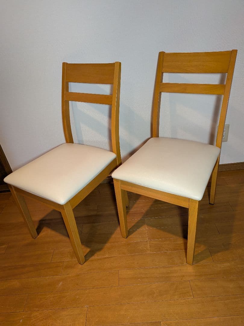 《送料込》ダイニングチェア オーク材 いす 椅子 木製家具 無印