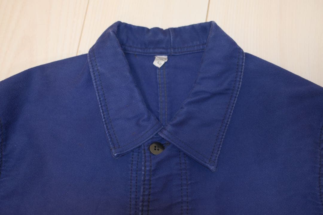 フレンチワークジャケット モールスキン ヴィンテージ ユーロ 40s 50s