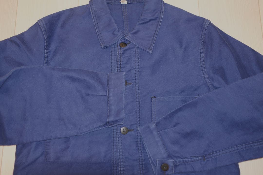 フレンチワークジャケット モールスキン ヴィンテージ ユーロ 40s 50s