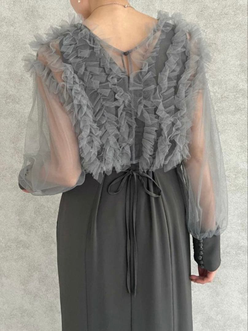 ★新品★ドリードール　フリルブラウスセットドレス　結婚式　パーティー　お呼ばれ