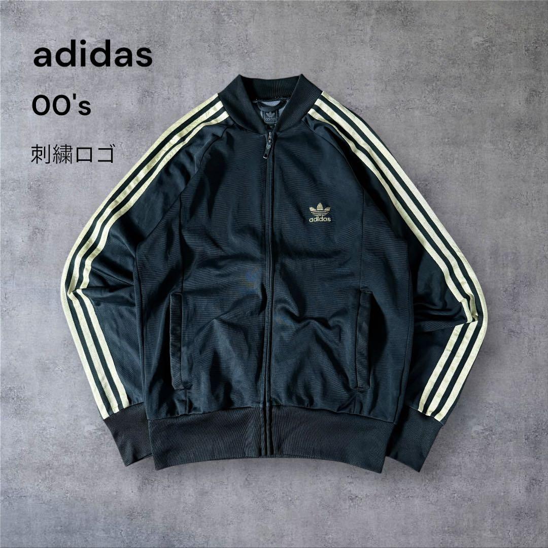 808古着00年代adidasトラックジャケット刺繍ロゴ短丈VENTEX ATP