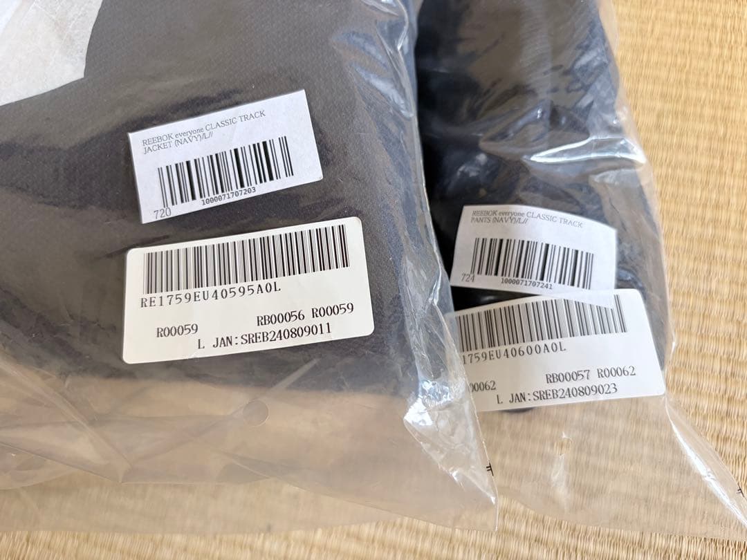 REEBOK everyone TRACK JAKET&PANTS (Lサイズ)