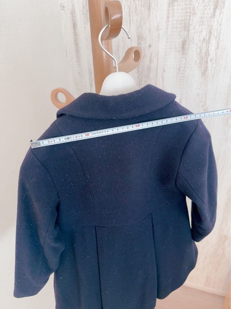 kate spade ネイビーウールコート 130