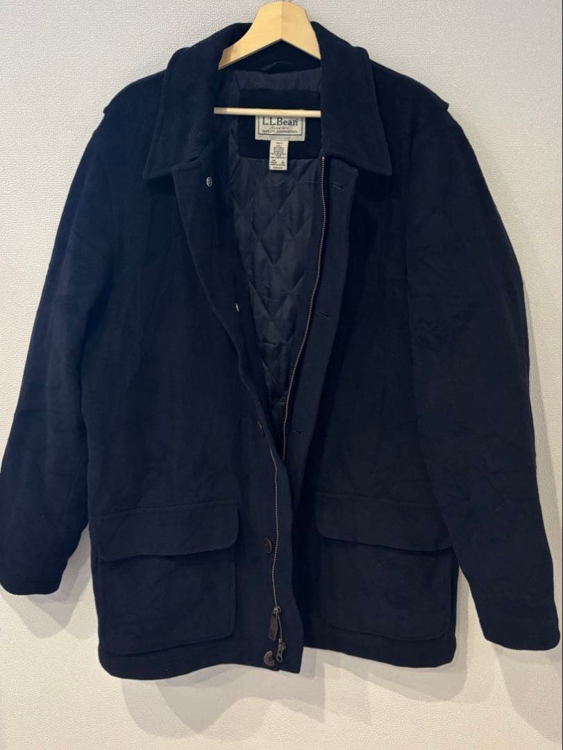 90s L.L.Beanヴィンテージ　ウールハーフコート
