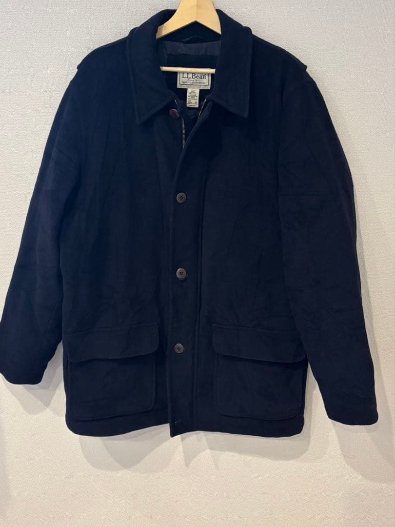 90s L.L.Beanヴィンテージ　ウールハーフコート