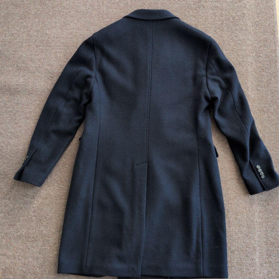 TAGLIATORE　ダークネイビー ダブルブレスト チェスターコート