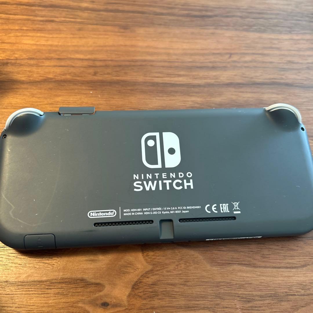 Nintendo Switch Lite グレー（ポーチ、microSD付き）