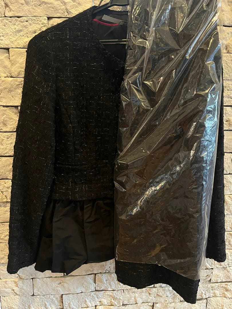 ANAYI アナイ　ラメツイード　セットアップ　ジャケット、スカート　　38