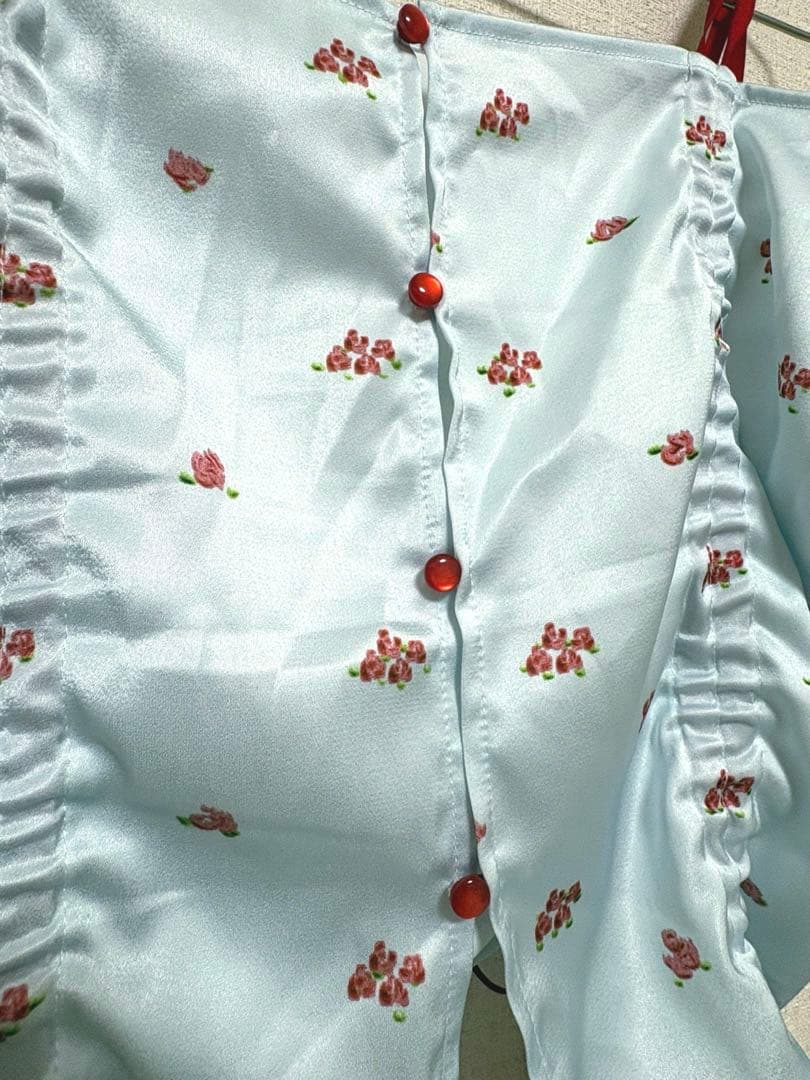 【かきぶちもものちゃん着用】monepine 「オリジナルプリントビスチェ」