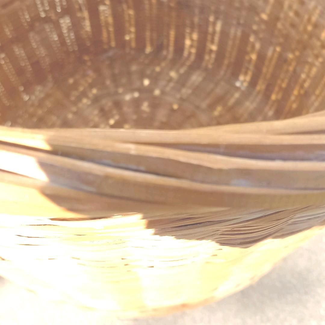 竹ざる　 かご　 竹細工 　竹籠　 天然素材 ３点