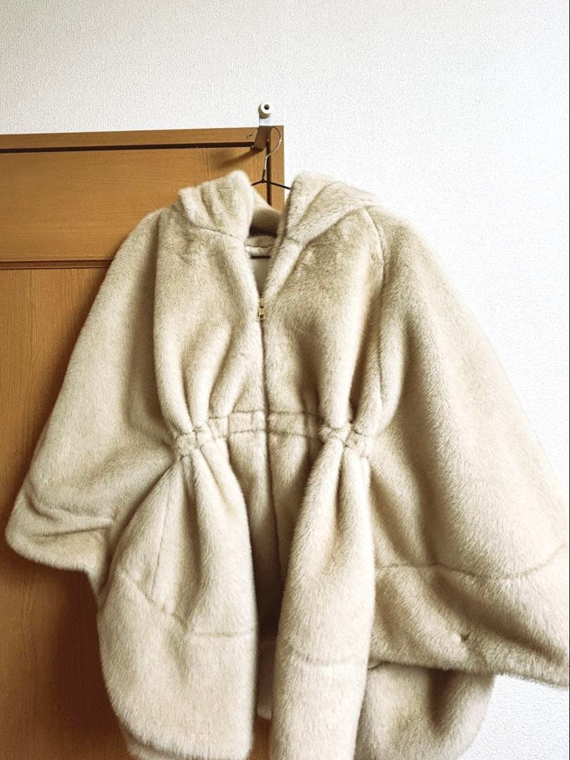 週末お値下げ！maison de Dolce. テディポンチョ