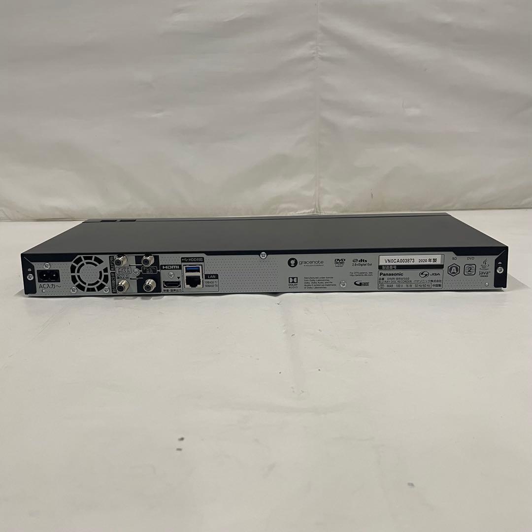 Panasonic ブルーレイディスクレコーダーDMR-BRW560 20年製