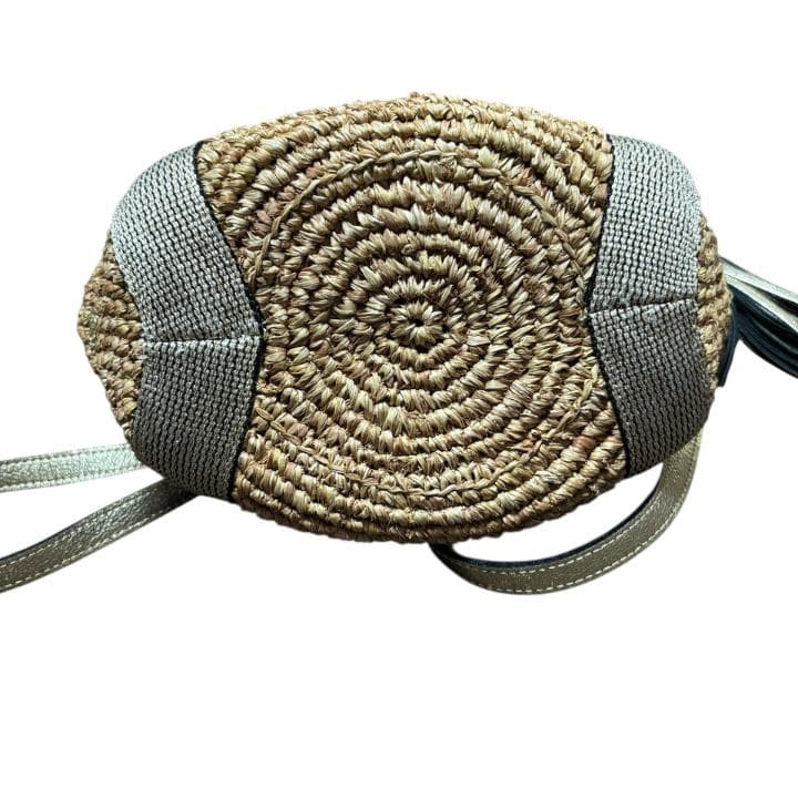 【美品】violadoro ヴィオラドーロ カゴバック トートバック ラフィア