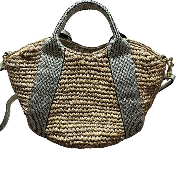 【美品】violadoro ヴィオラドーロ カゴバック トートバック ラフィア