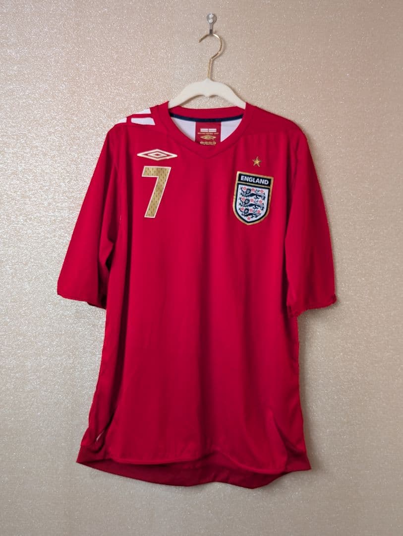 ★イギリスで購入★イングランド代表 ベッカム 7番 シャツ Lサイズ