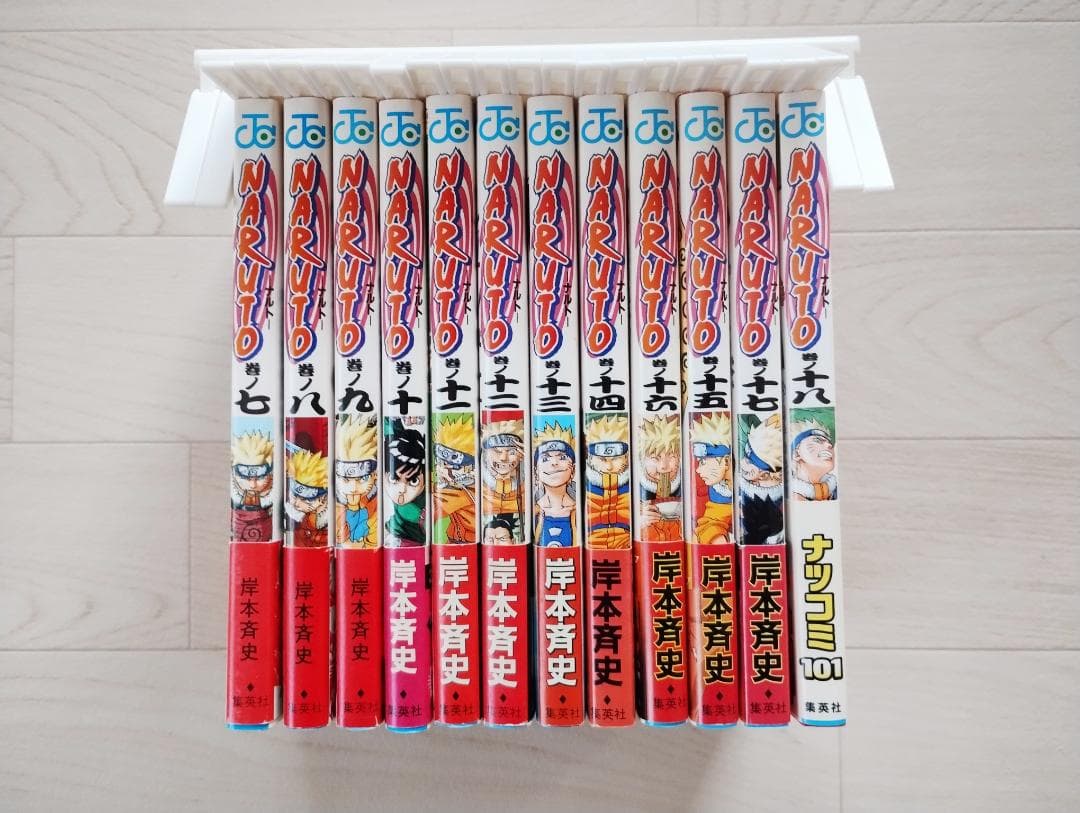 【初版】NARUTO ナルト 7～18巻 セット 帯・小冊子付 漫画 岸本斉史