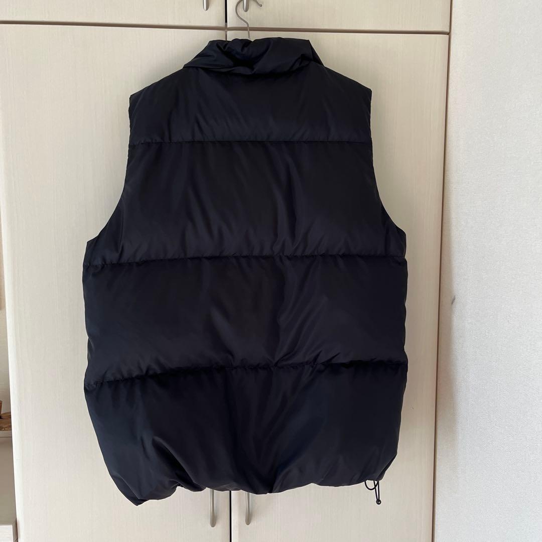 スピックアンドスパン　ビッグダウンベスト　ダークグレー　フェザー