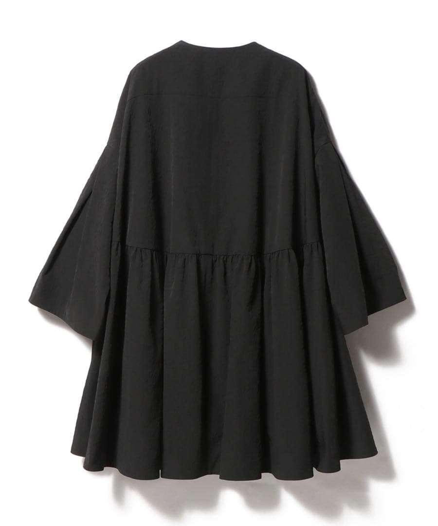 COLUMN ジャカードコート　ボリュームコート　36 ブラック