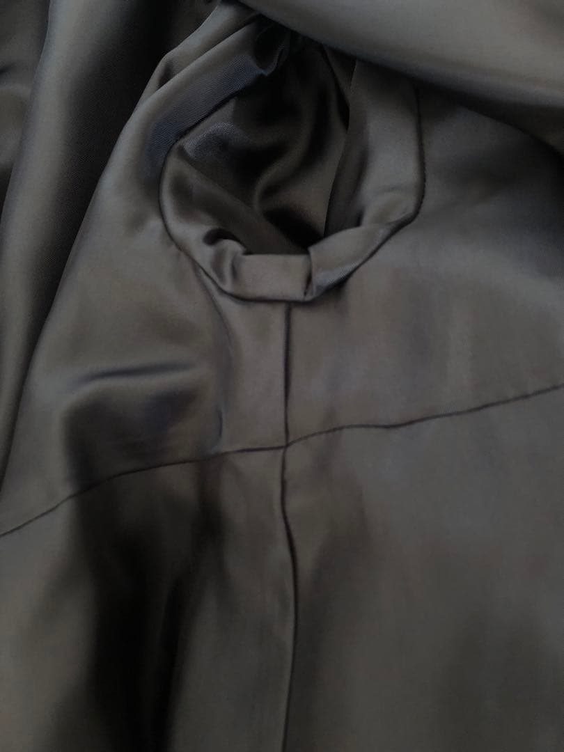 COLUMN ジャカードコート　ボリュームコート　36 ブラック