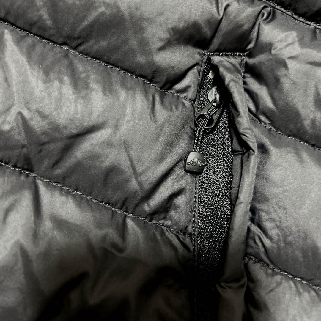 【美品】DANTON ダントン　インナーダウン　ダウンベスト　ブラック　36