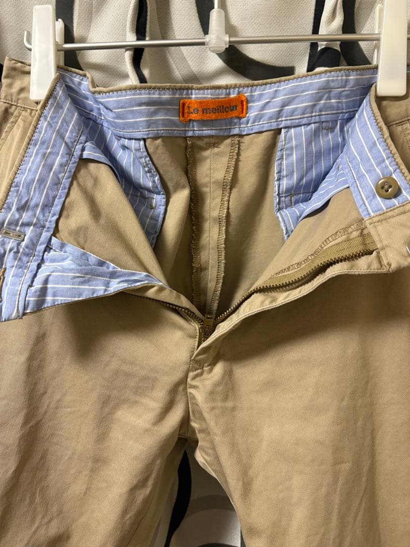 ボーイズマーケット ルメイウール Le meilleurチノパン　ベージュ　34
