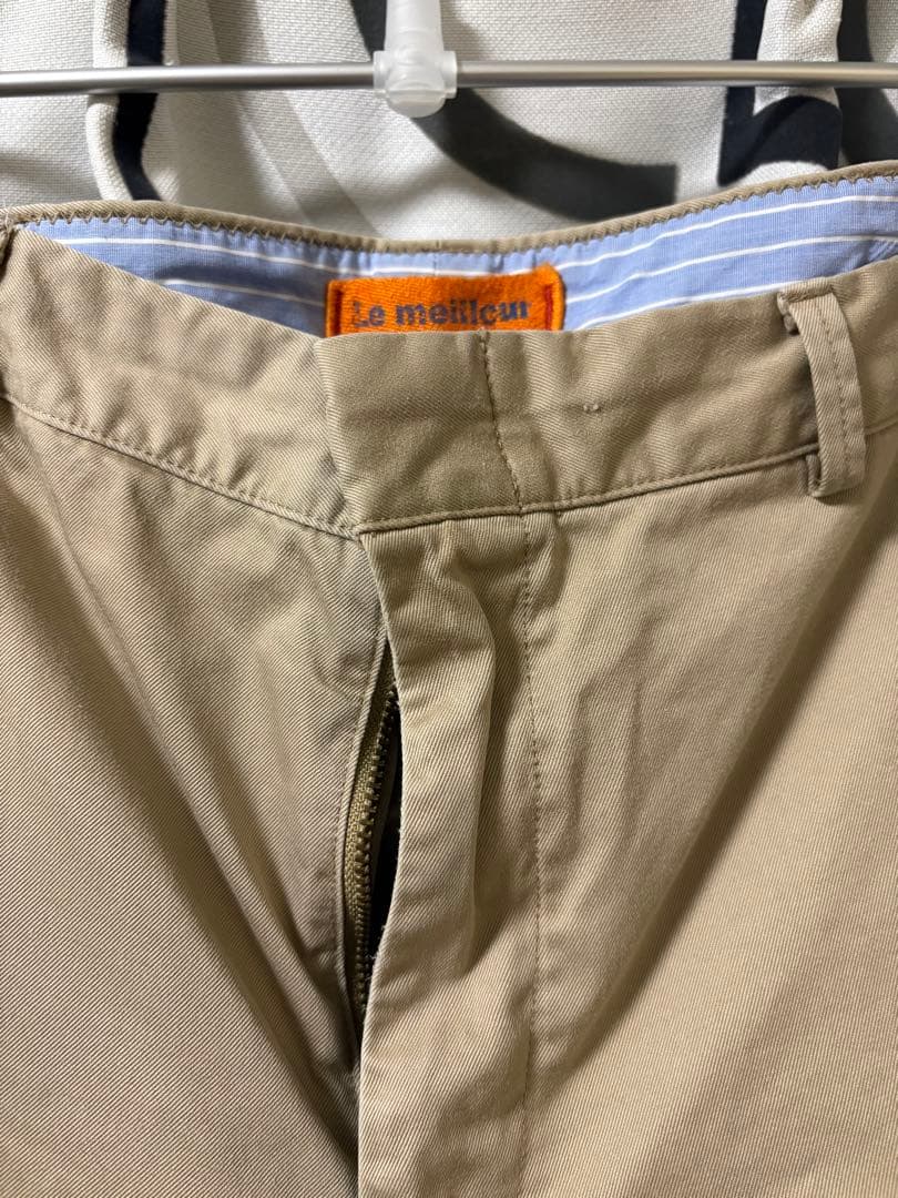 ボーイズマーケット ルメイウール Le meilleurチノパン　ベージュ　34
