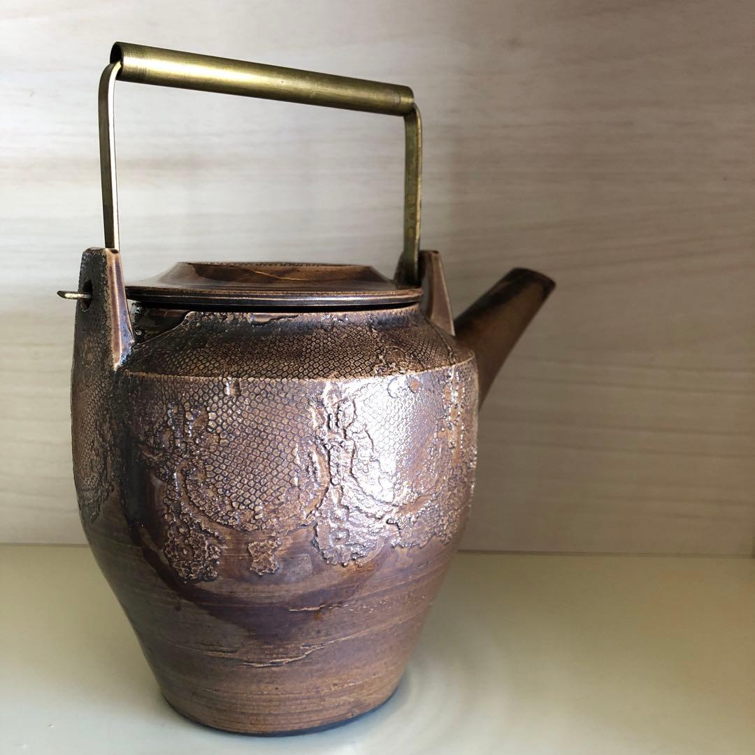 濱中史朗さん　メタリックレース急須