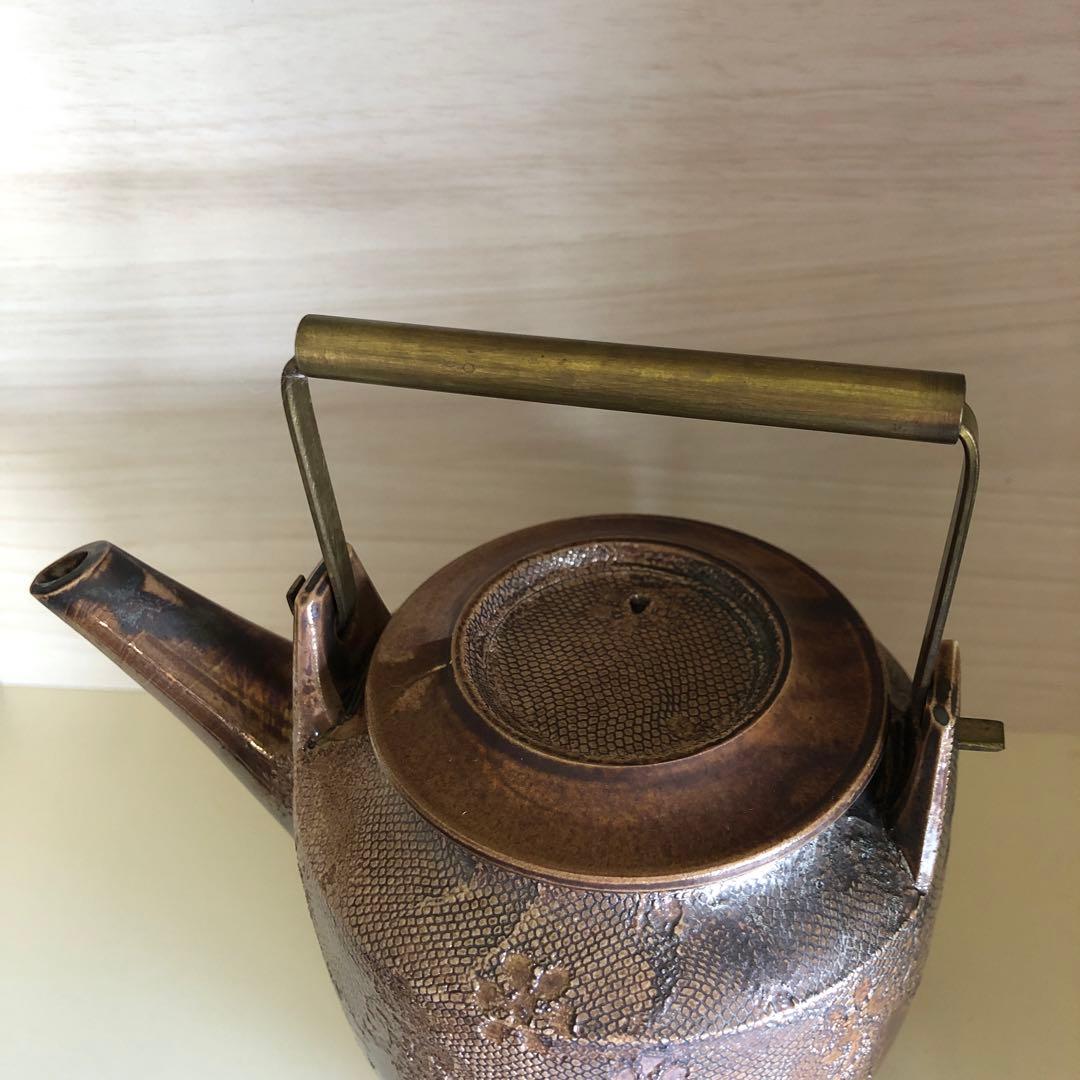 濱中史朗さん　メタリックレース急須