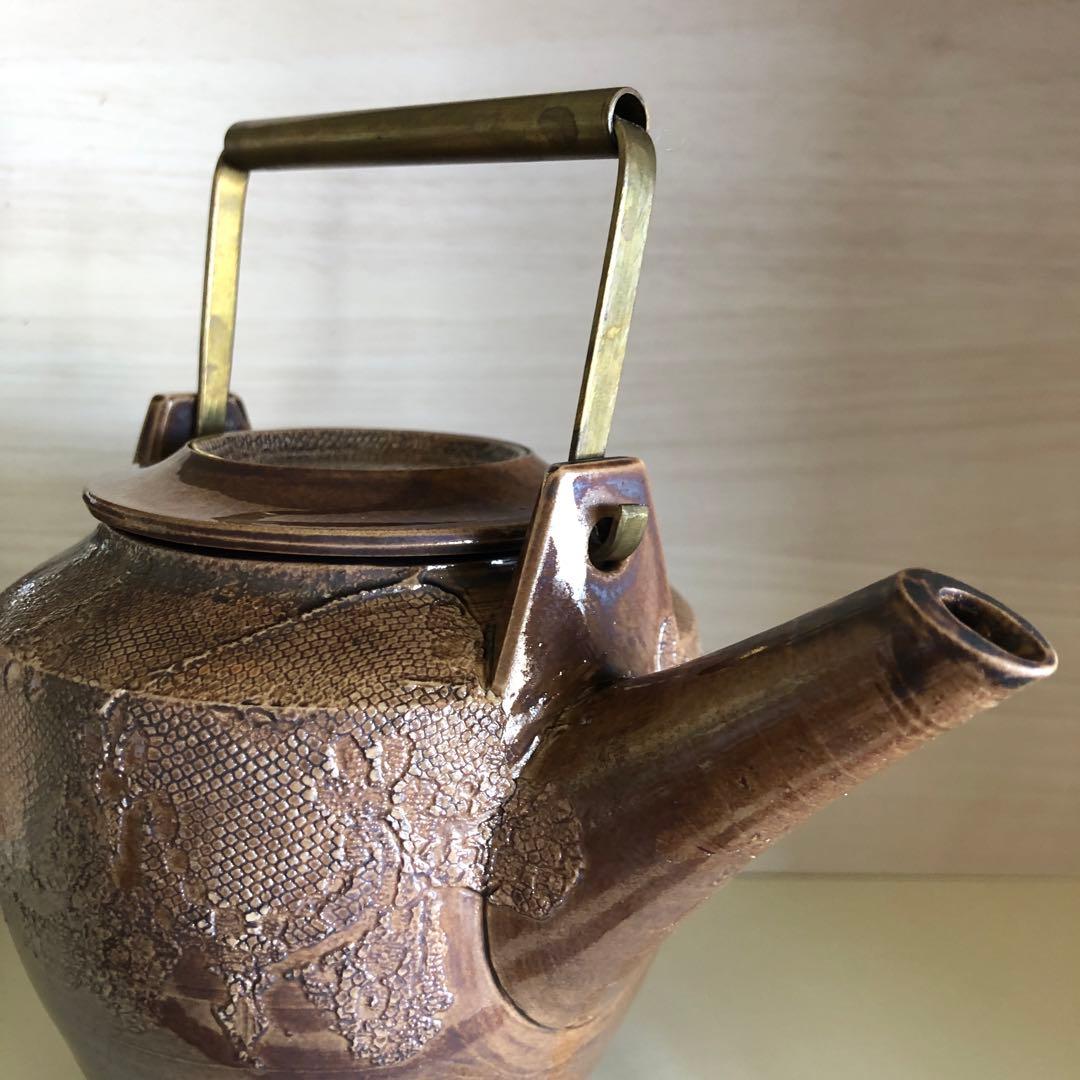 濱中史朗さん　メタリックレース急須