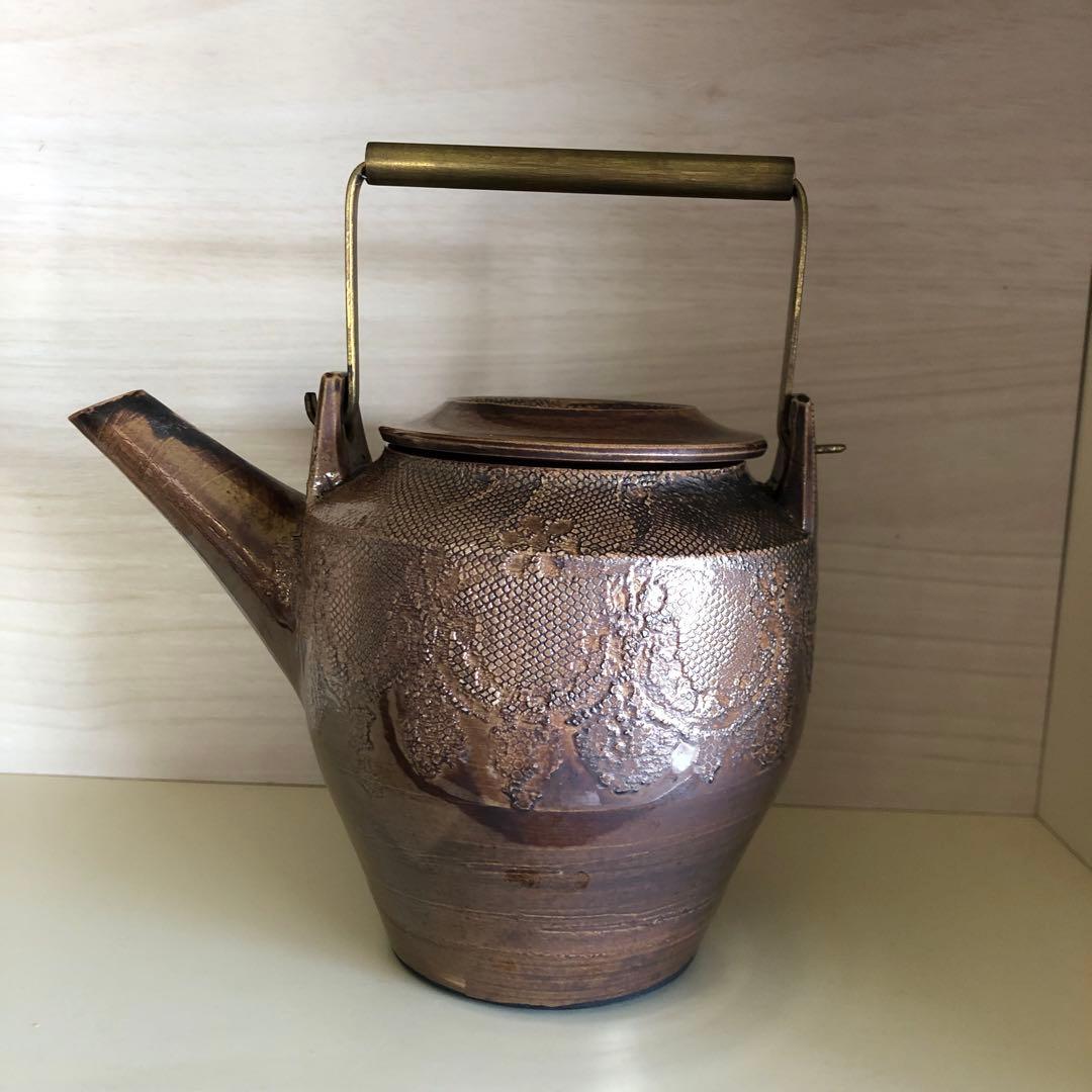 濱中史朗さん　メタリックレース急須