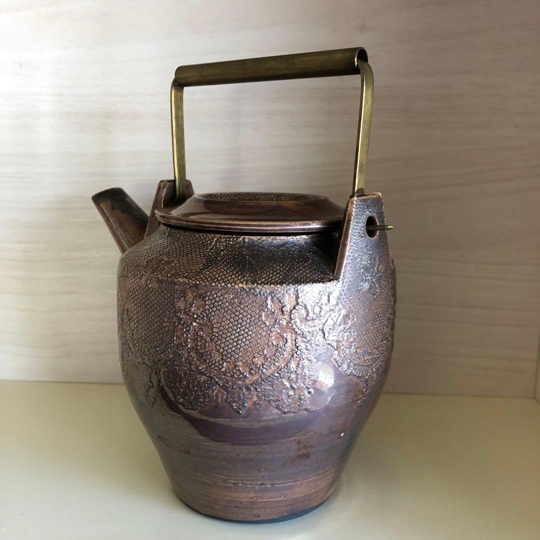 濱中史朗さん　メタリックレース急須