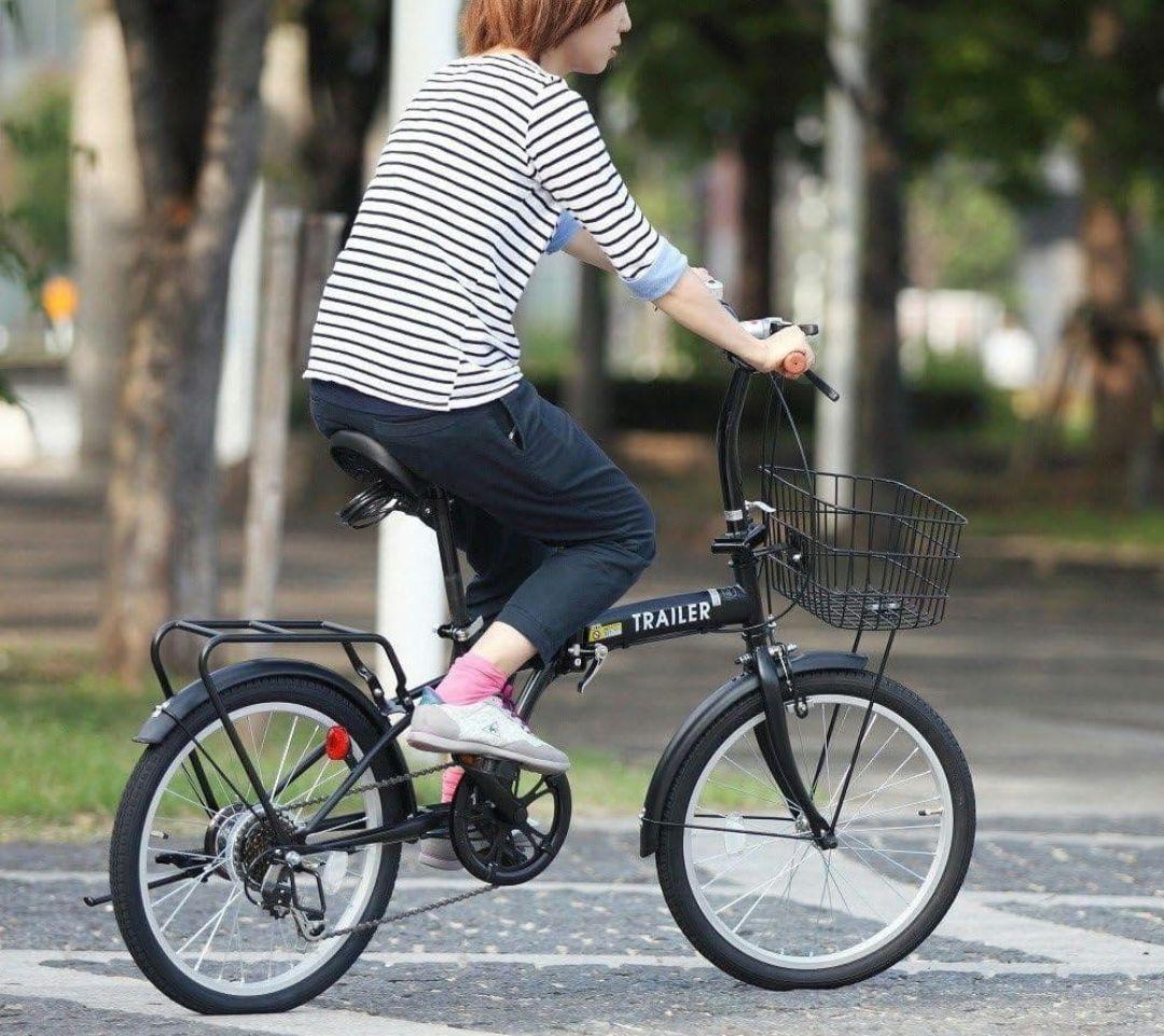 TRAILER 折りたたみ自転車 前バスケット付き