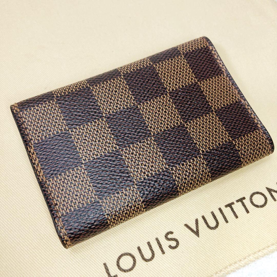 【美品】ルイヴィトン☆ダミエ ローズバレリーヌ ミュルティクレ 6連キーケース