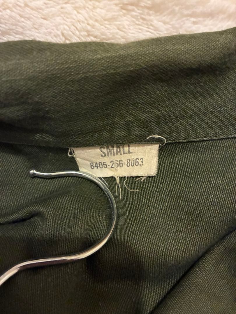 60s US-ARMY OG-107 ユーティリティシャツ 1st 筒袖