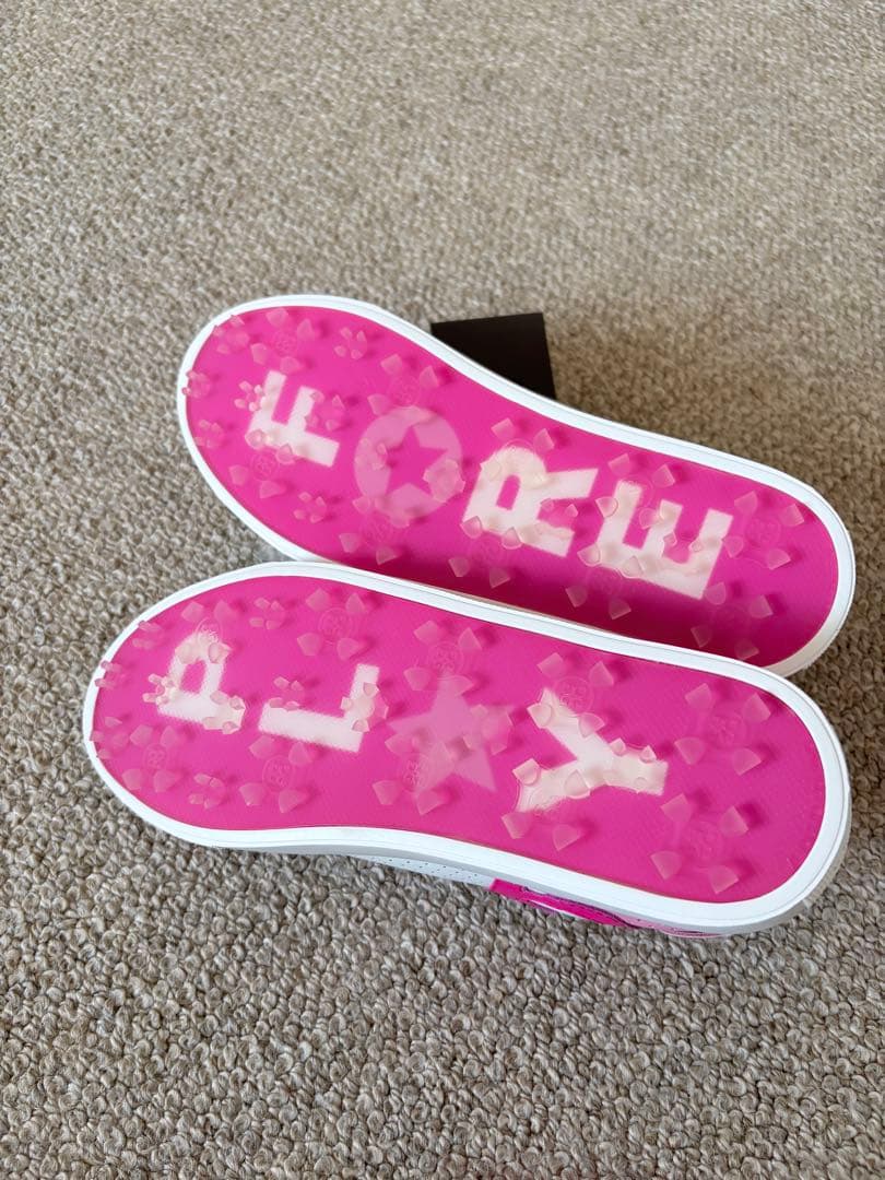 G/FORE ホワイト ピンク スニーカー