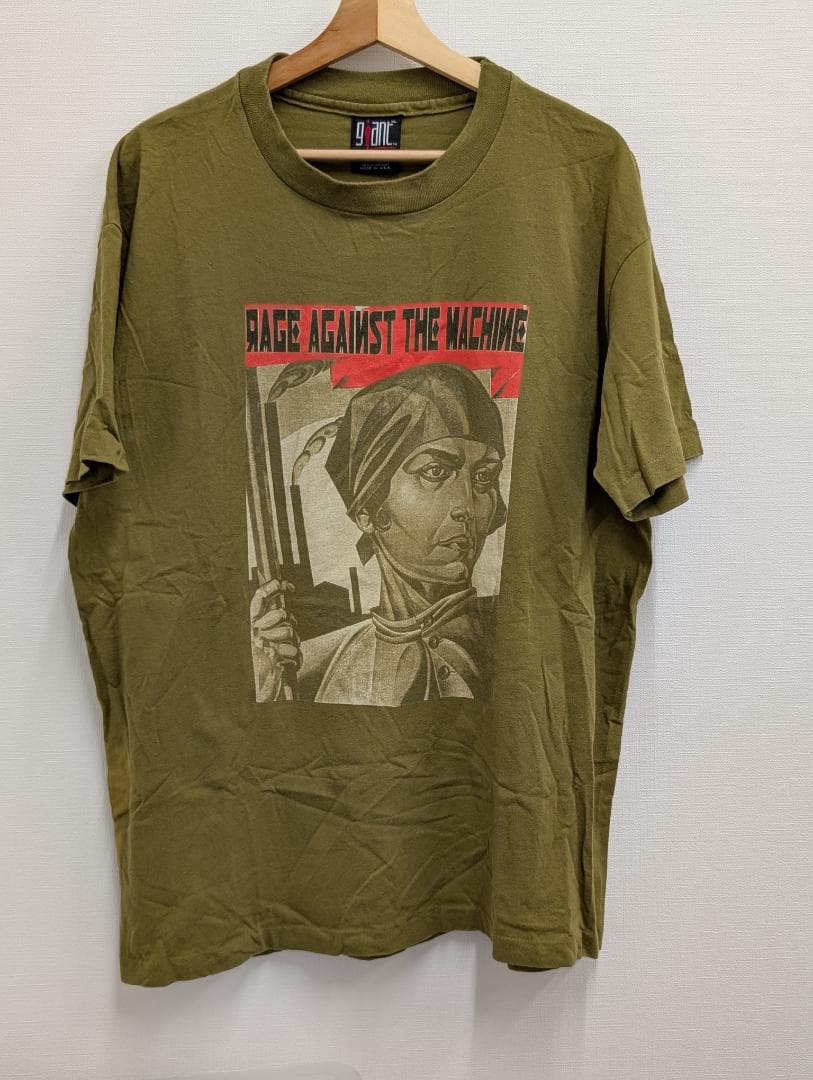 Rage Against バンドT usa製 giantタグ サイズXL